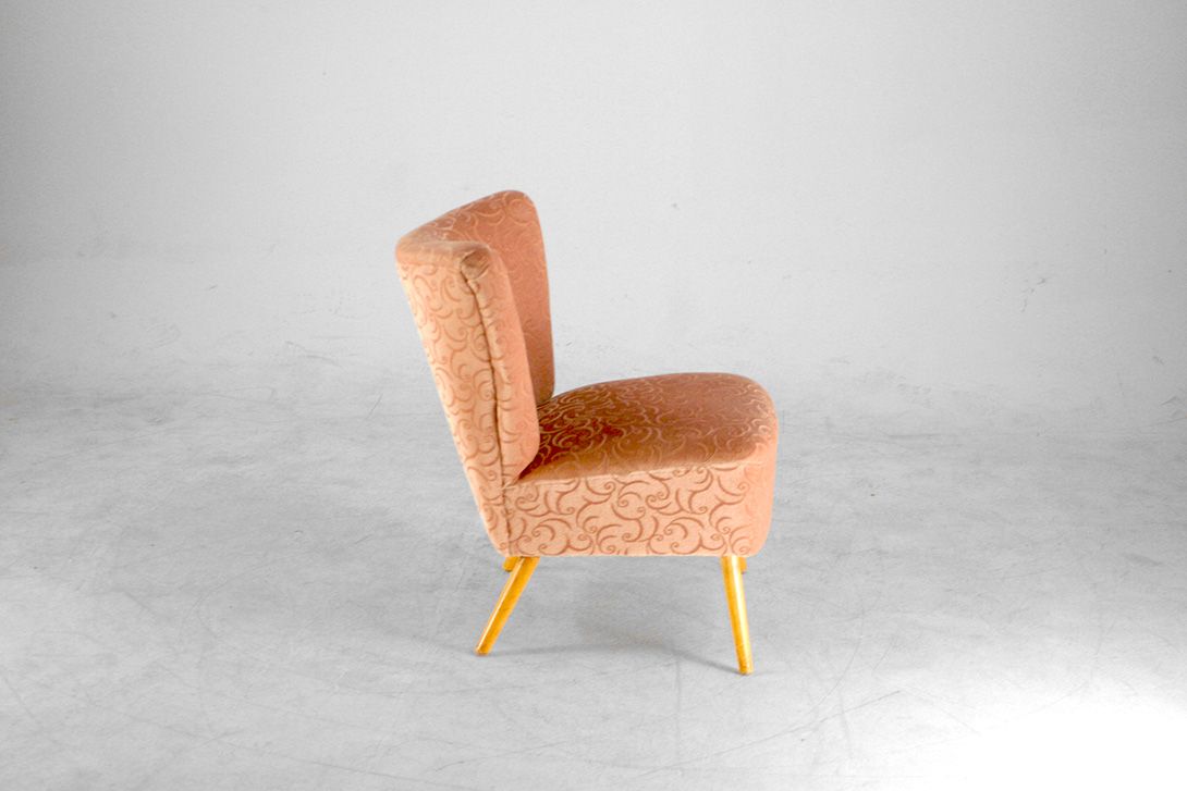 Foto Velvet Rose Armchair with Beautiful Detail h72x70x56
