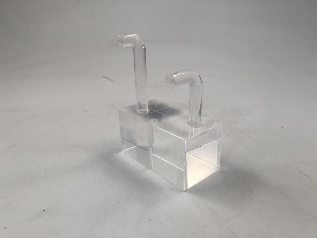 Foto Transparent Plexi Wardrobe Hook h13x10x5