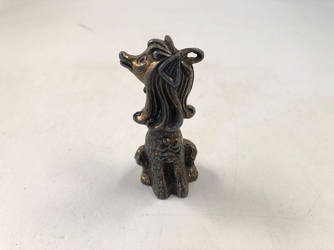 Foto Lapdog Figurine Metal h8x5x4cm