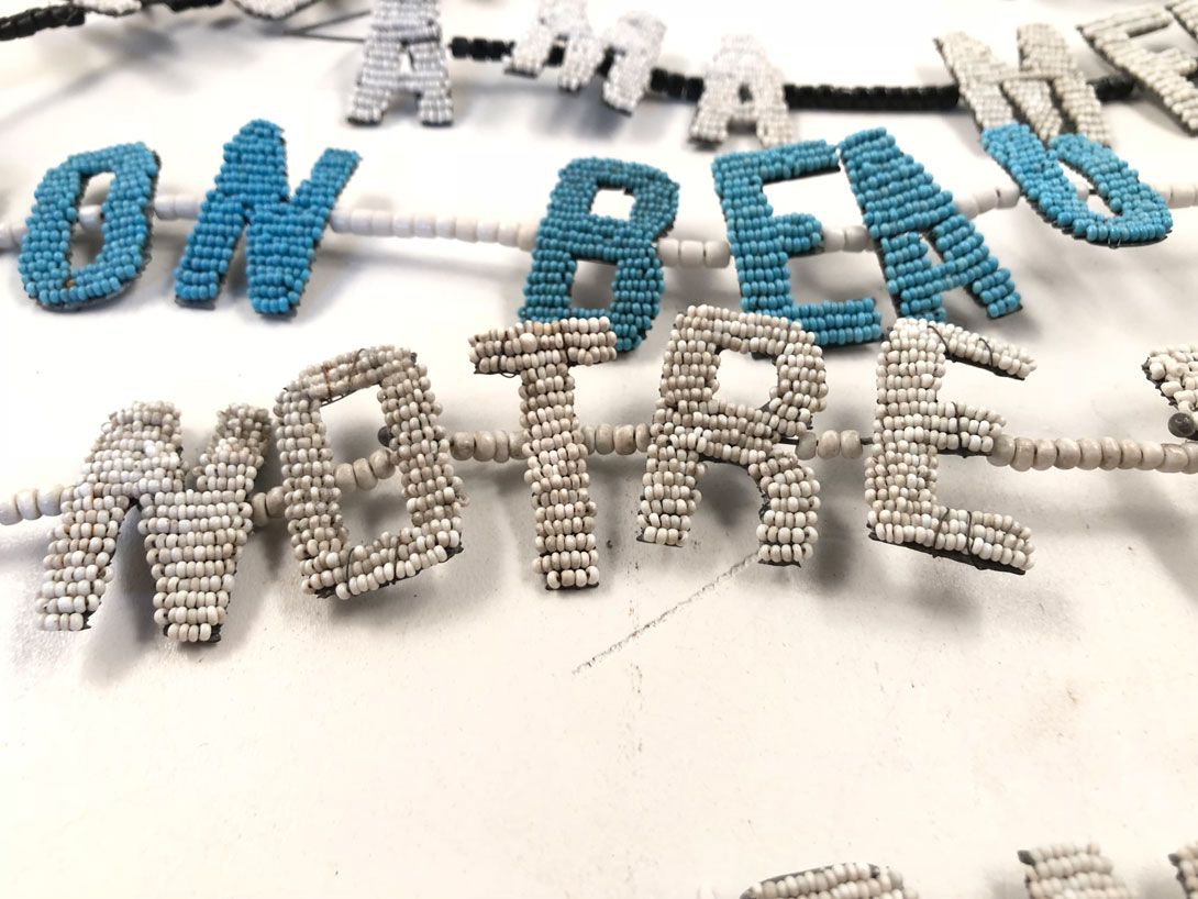 Foto Set of Chanel Beaded Wordchain h1x40x25