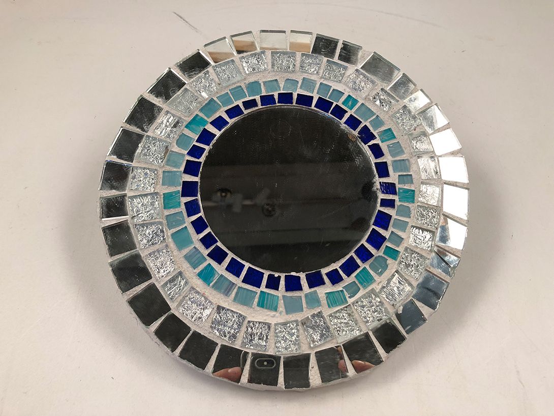 Foto Two-Sided Round Mosaic Mirror ø27cm