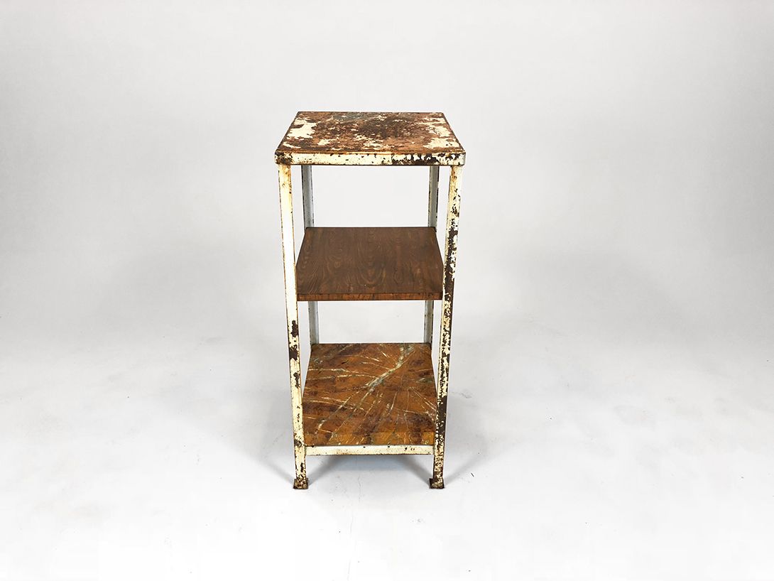 Foto Rusty Metal Shelf h86x45x38