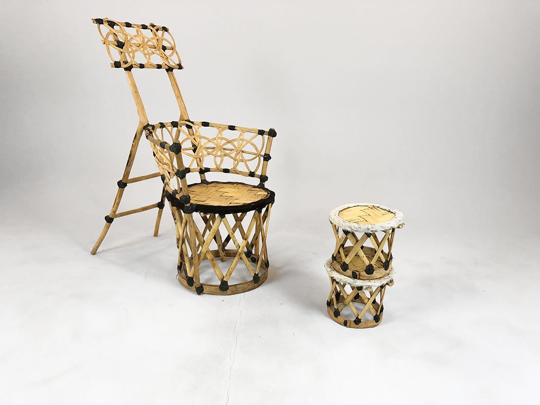 Foto Bamboo Chair Lower Seating Surface