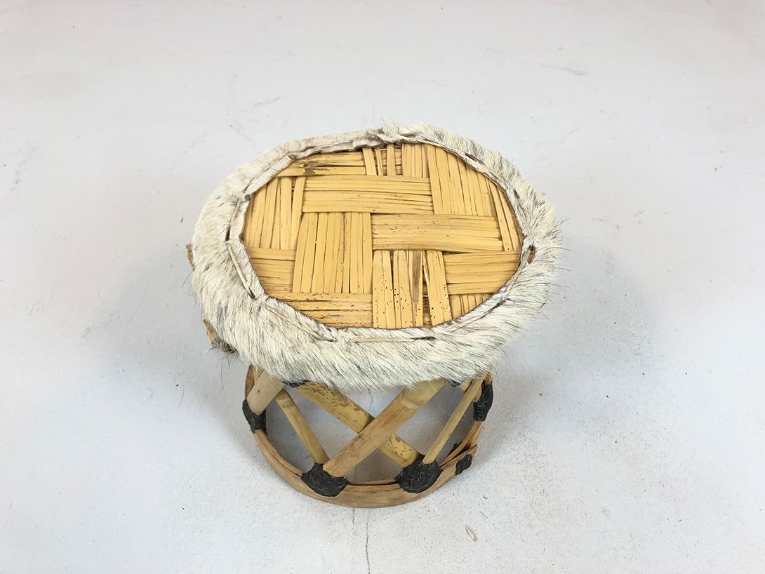 Foto Round Bamboo Stool