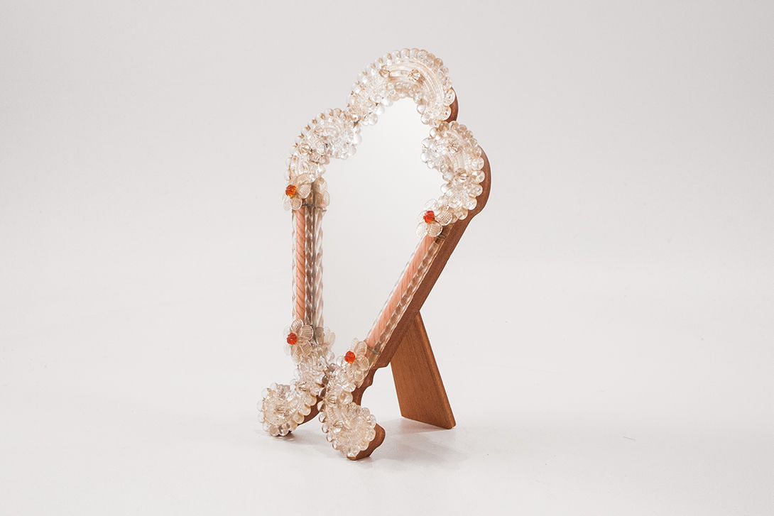 Foto Four Flower Murano Make-Up Mirror h30x24