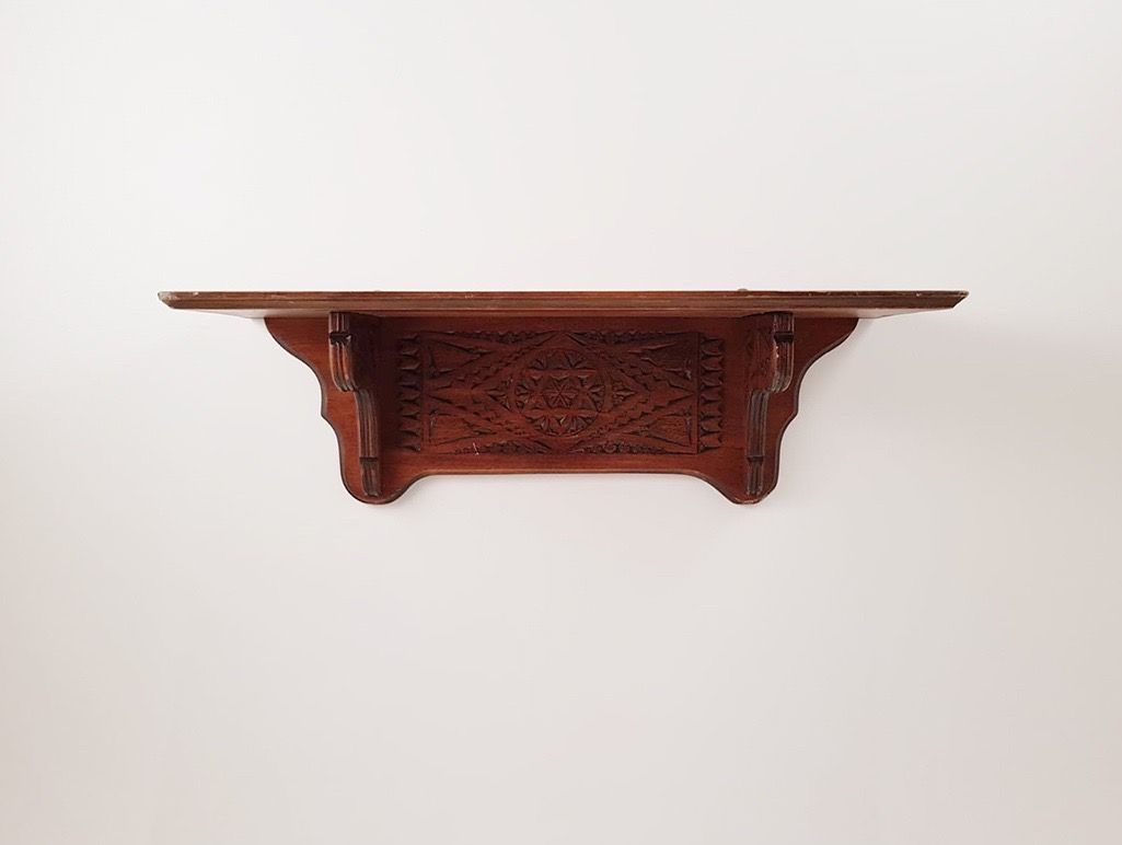 Foto Art Deco Jewish Wall Shelf 1880 h17x50x14