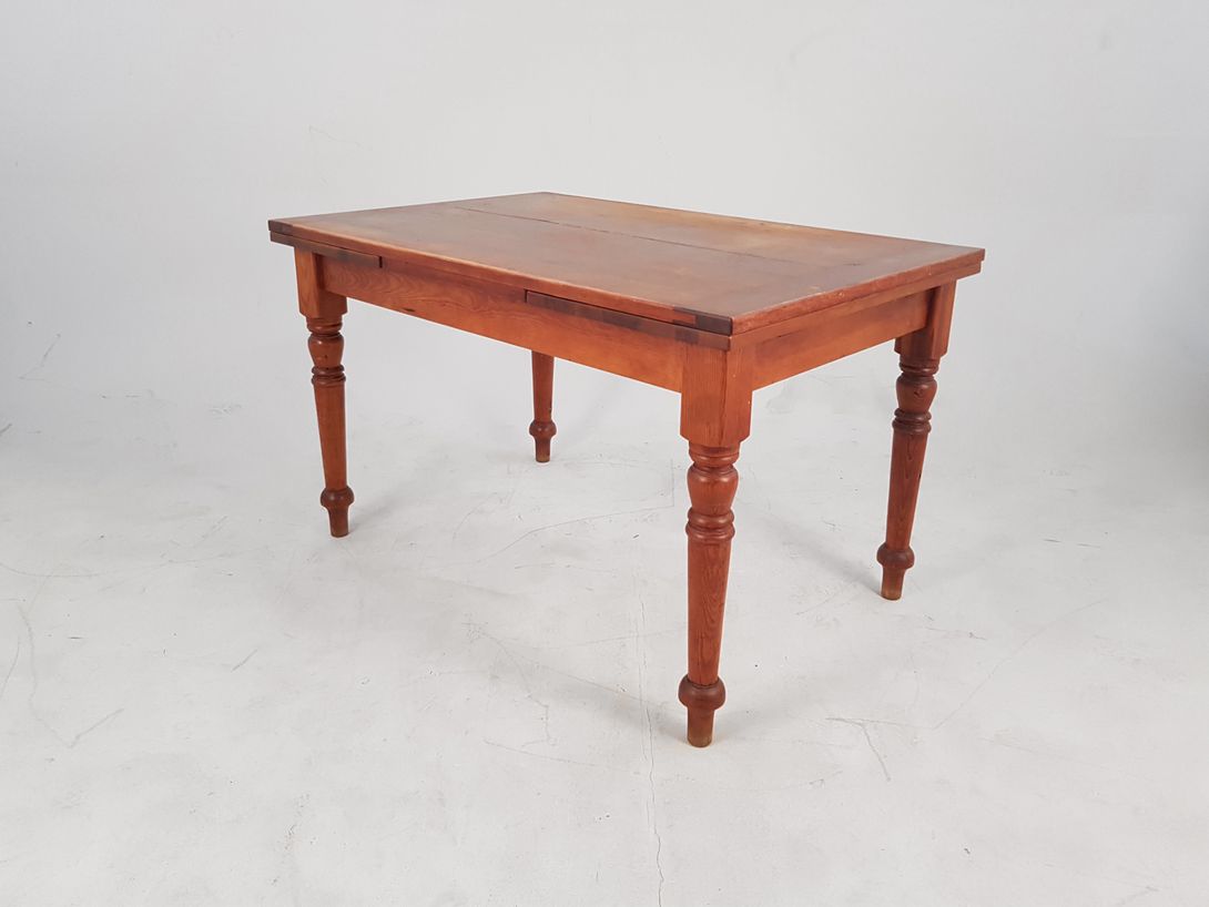 Foto Extending Wooden Table Spätbiedermeier Germany 1868 h76x120×80