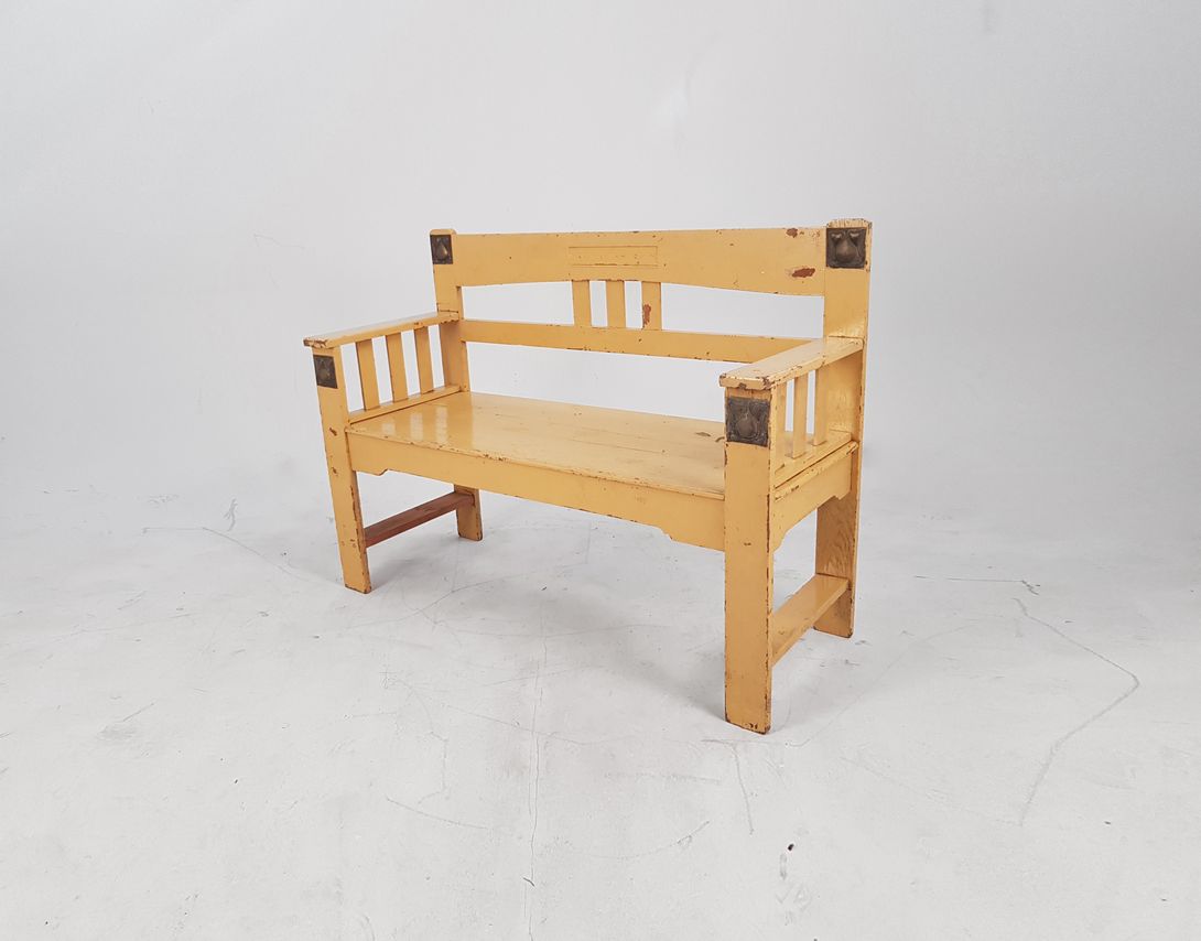 Foto Wooden Bench Neue Sachlichkeit Germany 1908 h89x120x48