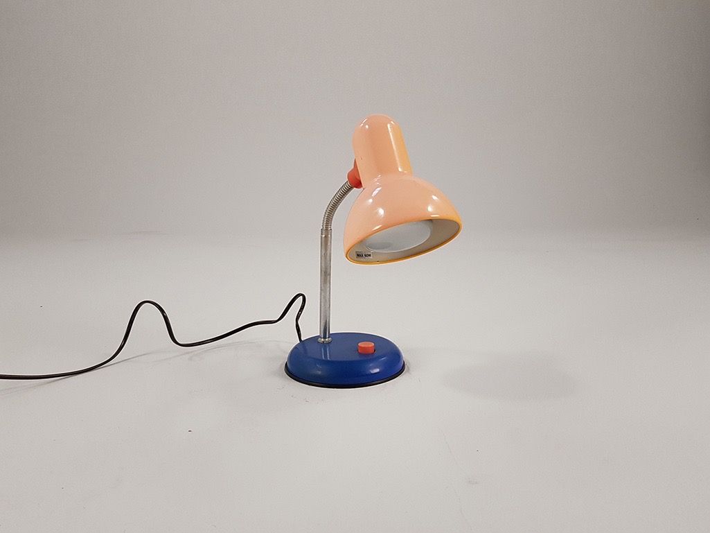 Foto Metal Children Desk Lamp Memphis Italy 1982 h38 RC2