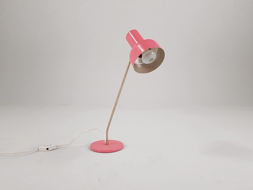 Foto Pink Desk Lamp Germany 1971 h53