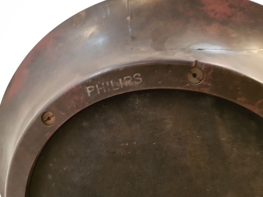 Foto Art Deco Bakelite Philips Speaker, Louis Kalif, 1950s