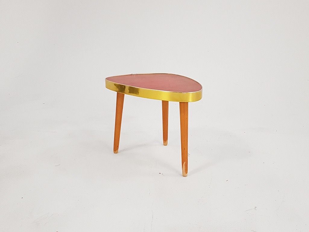 Foto Small Side Table Germany Red 1953 h24x25x33