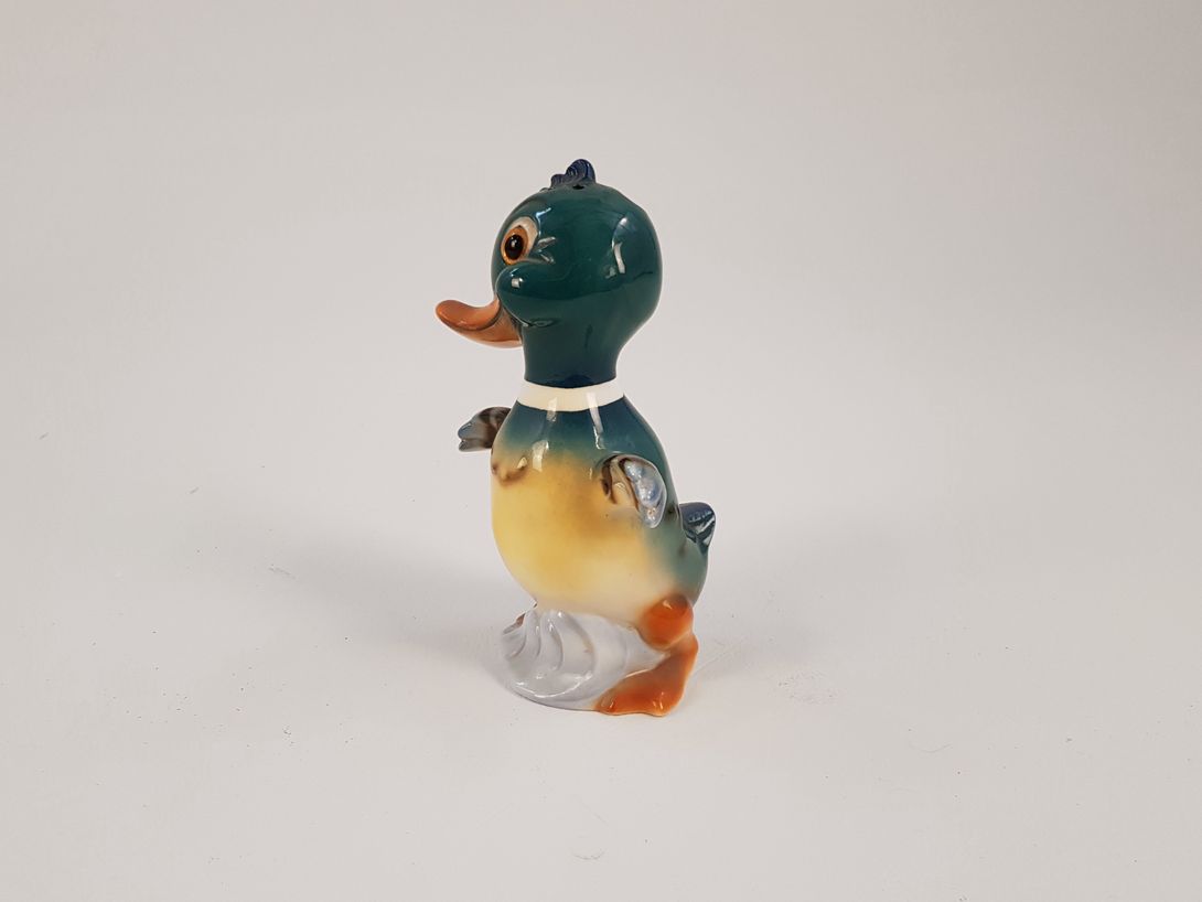 Foto Happy Mallard Duck Pepper Pot h18x12x10