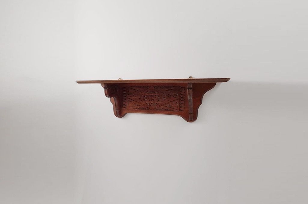 Foto Art Deco Jewish Wall Shelf 1880 h17x50x14