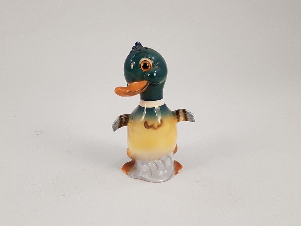 Foto Happy Mallard Duck Pepper Pot h18x12x10