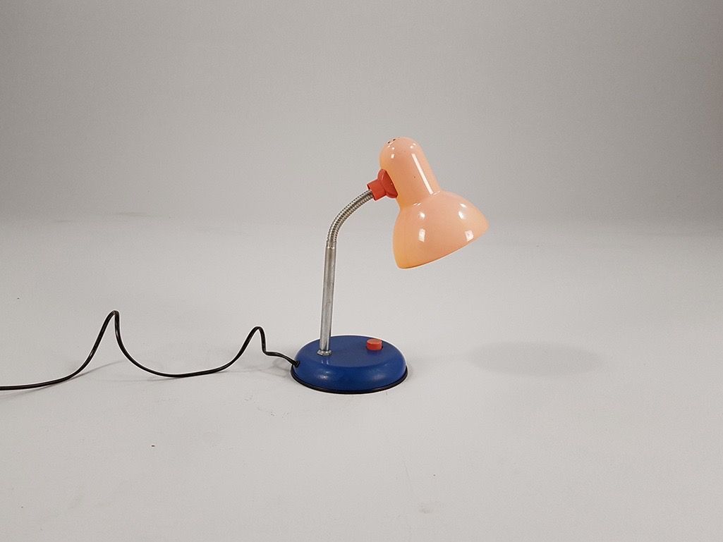Foto Metal Children Desk Lamp Memphis Italy 1982 h38 RC2