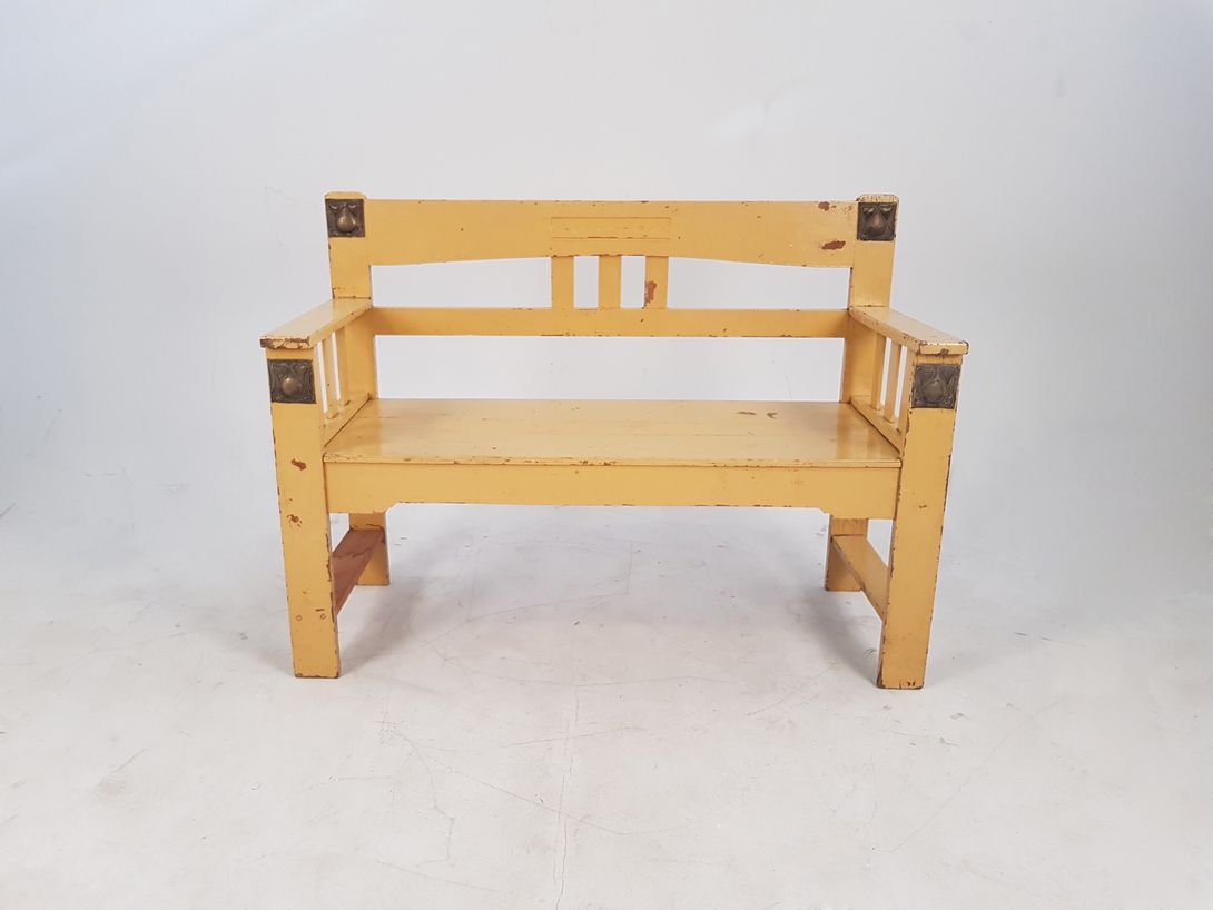 Foto Wooden Bench Neue Sachlichkeit Germany 1908 h89x120x48