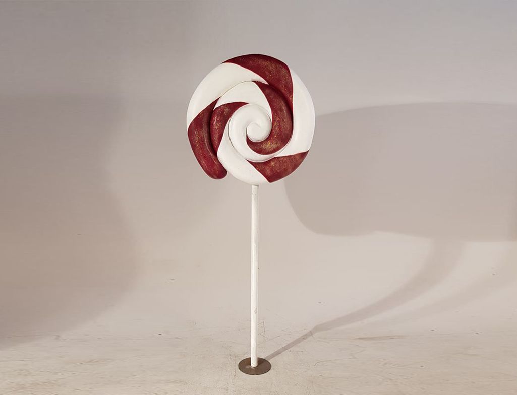 Foto Oversize Decorational Lollipop Dark Red h220cm N