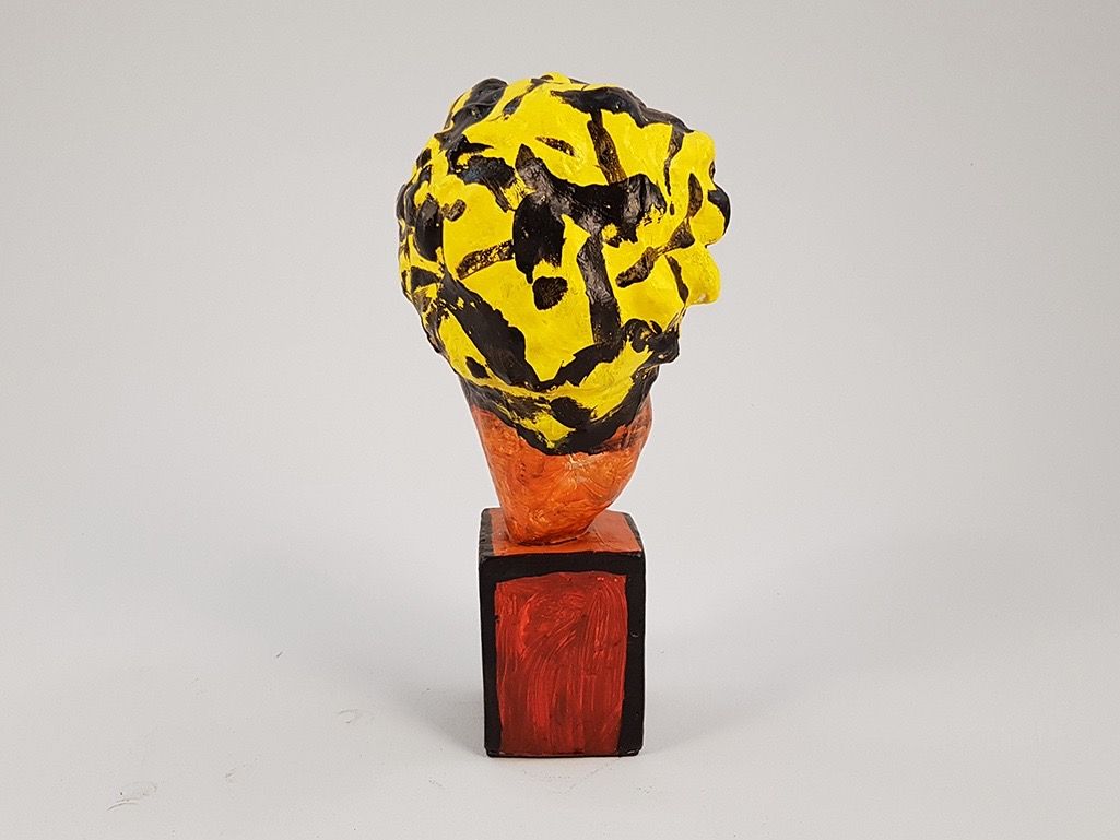 Foto Sculpture of a Head h45x23x26