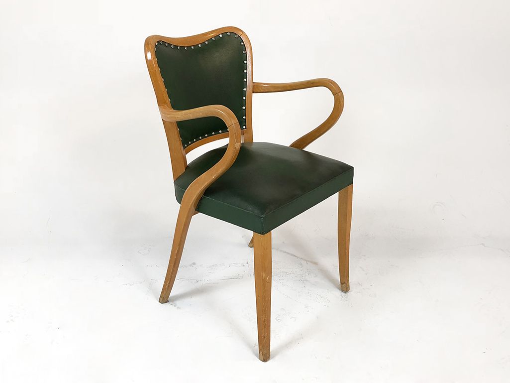 Foto Elegant Office Chair Green 1919 h80x55x52
