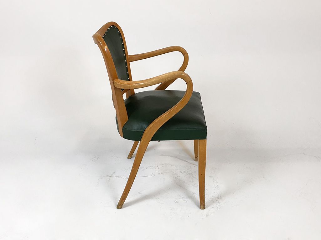 Foto Elegant Office Chair Green 1919 h80x55x52