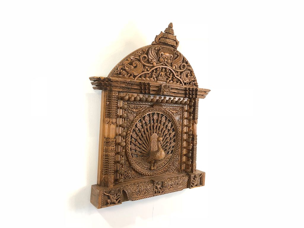 Foto Wooden Victorian Relief England 1860 h79x59