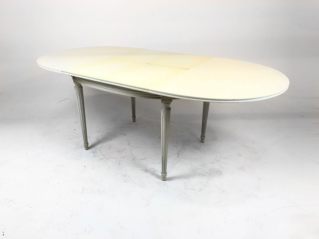 Foto Extendable Baroque Historism Wooden Kitchen Table Germany 1955 h75x129x100