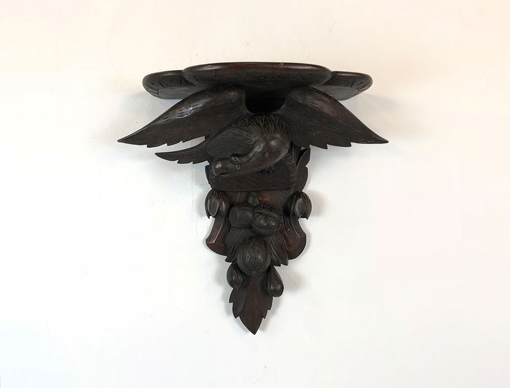 Foto Carved Shelf Germany 1895 h57x53x23