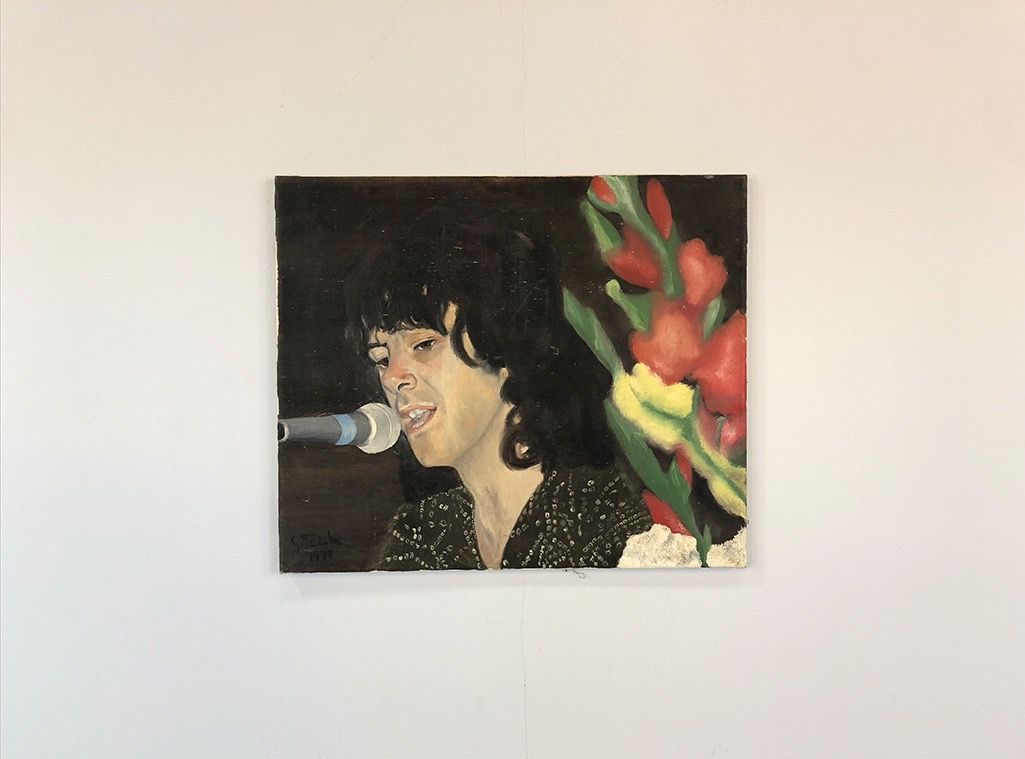 Foto Oil Painting of a Singer h60x70 35A16