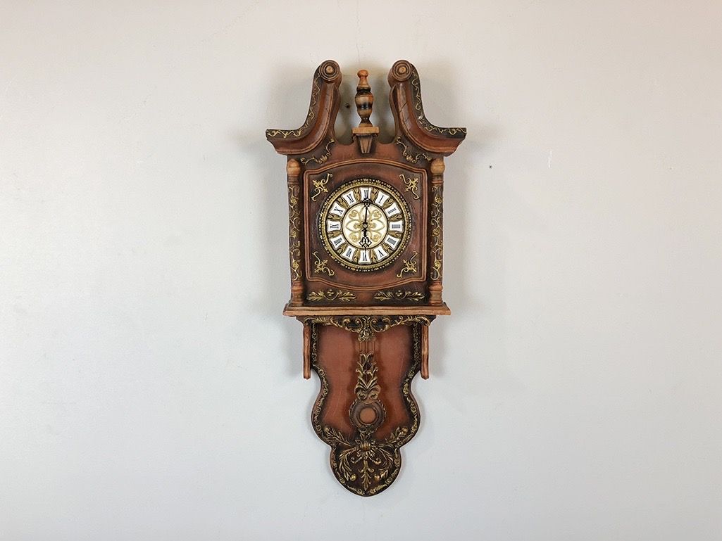 Foto Wooden Clock h79x33x11