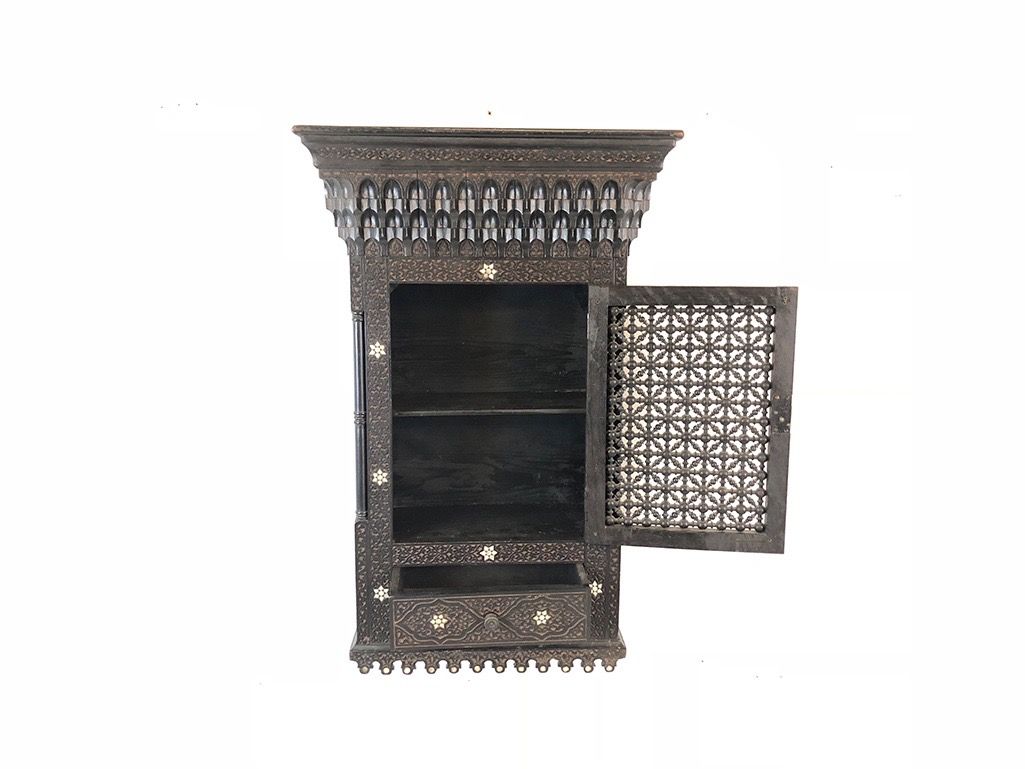 Foto Antique Wall Rack/Cabinet Spreewald 1880 h84x55x26