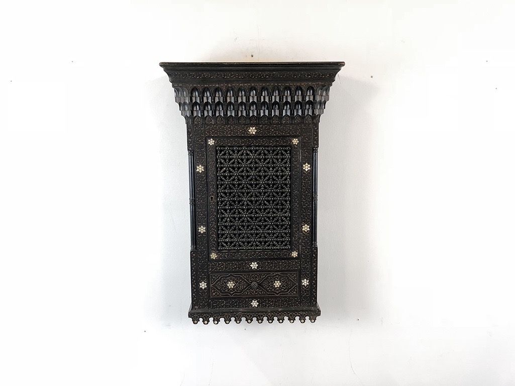 Foto Antique Wall Rack/Cabinet Spreewald 1880 h84x55x26