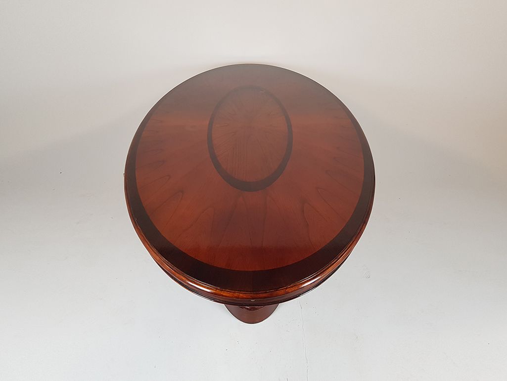 Foto Art Deco Conference Table with Pullout Side Tables, Bohemia 1930 h78x238x120