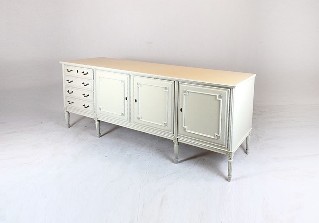 Foto White Sideboard Baroque Historism Germany 1955 w231