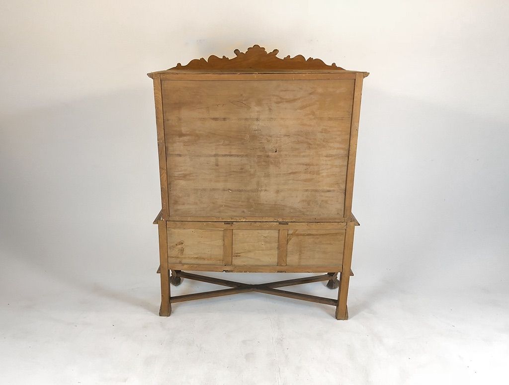 Foto Antique South German Glass Cabinet h187x136x50 *N