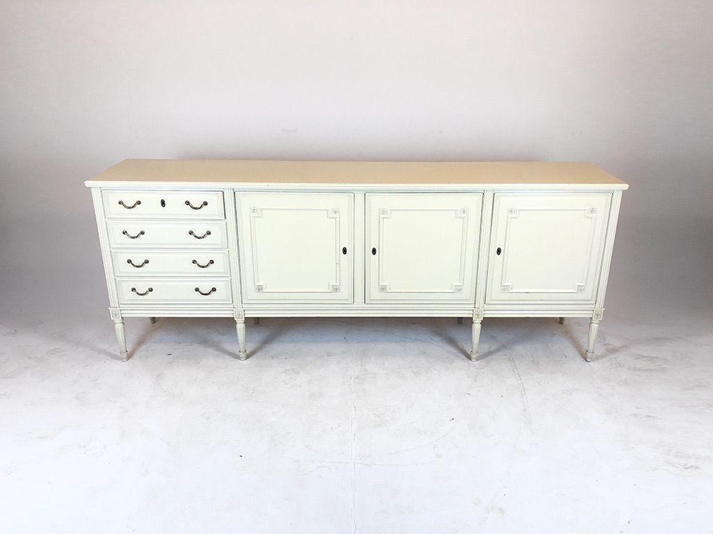 Foto White Sideboard Baroque Historism Germany 1955 w231