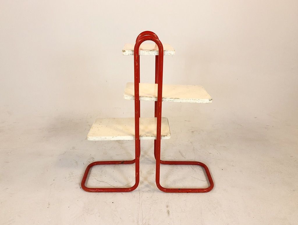 Foto Modern Organic Plant Stand with Three Shelfs Italy 1972