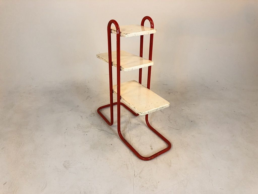 Foto Modern Organic Plant Stand with Three Shelfs Italy 1972