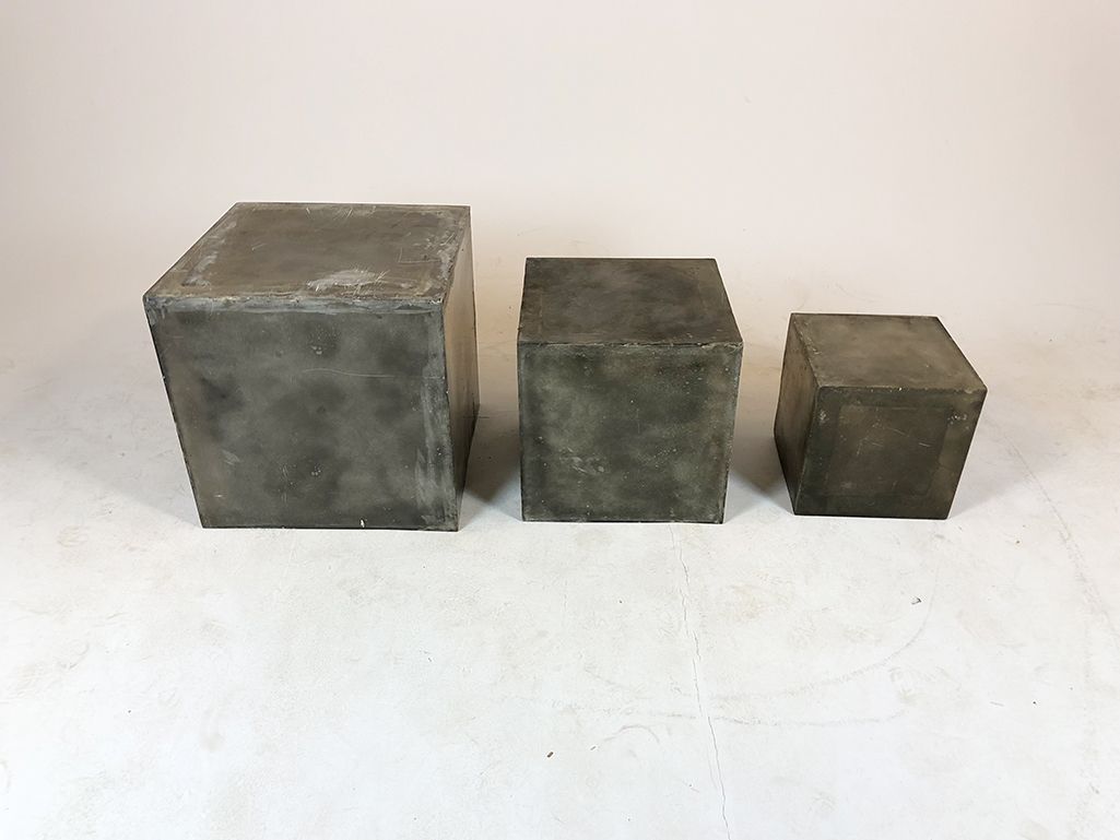 Foto Plastic Cubes in Stone Look Set