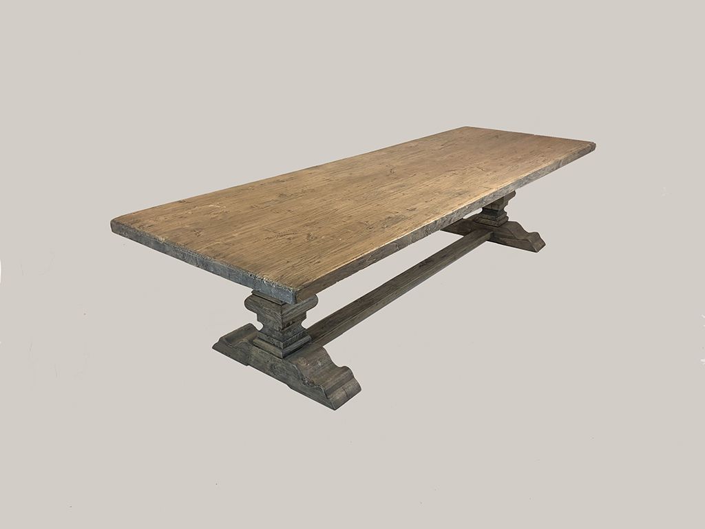Foto Massive Wooden Table h77x331x107