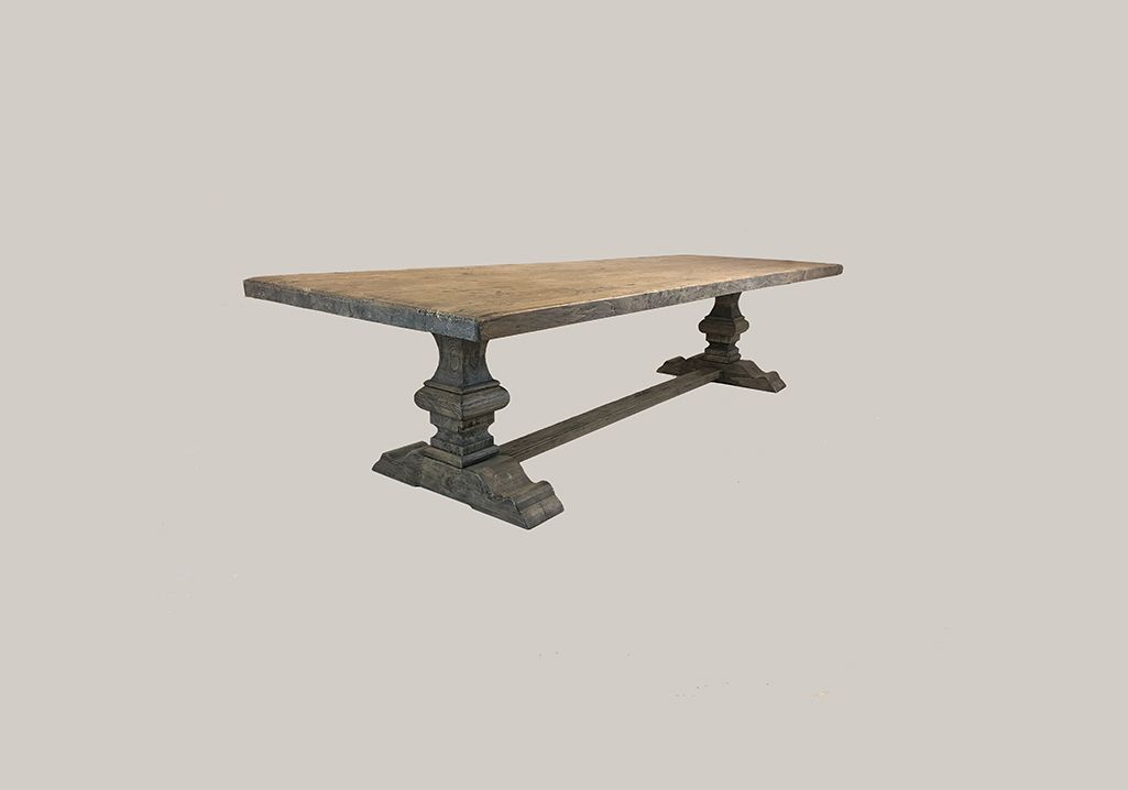 Foto Massive Wooden Table h77x331x107