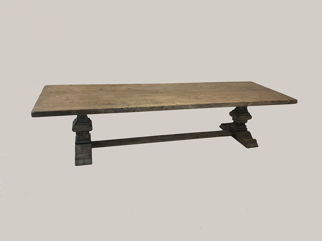 Foto Massive Wooden Table h77x331x107