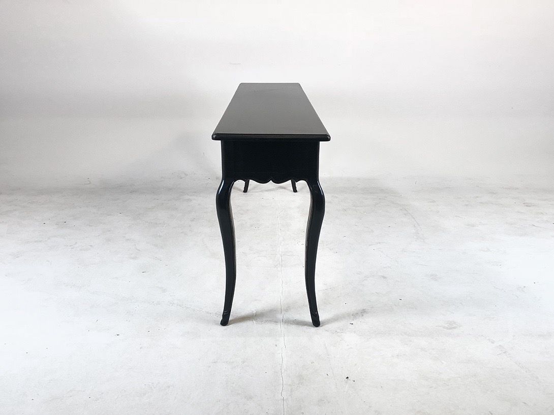 Foto Black Console with Three Drawers Alsace 1925 h86x180x46