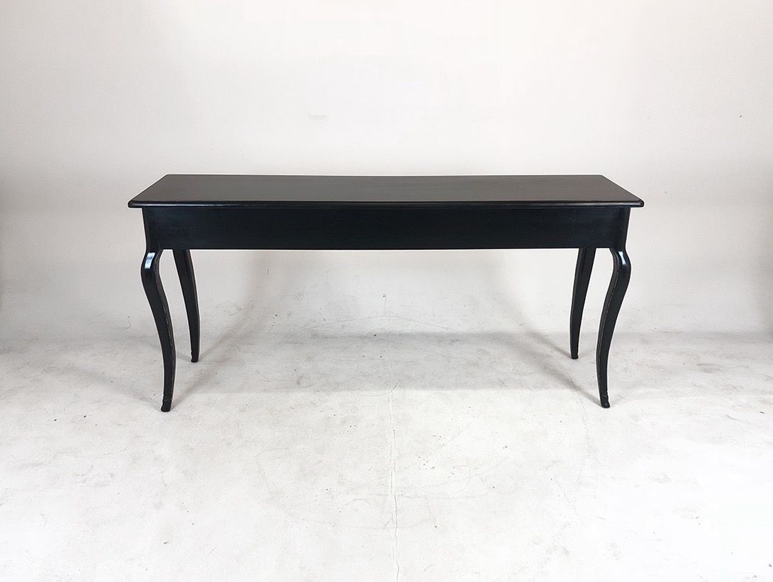 Foto Black Console with Three Drawers Alsace 1925 h86x180x46