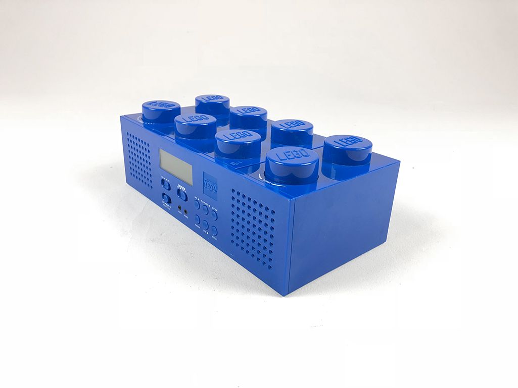 Foto Blue Lego Portable Boombox with CD Player