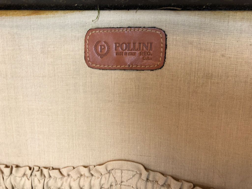 Foto Green Pollini Leather Suitcase, Italy
