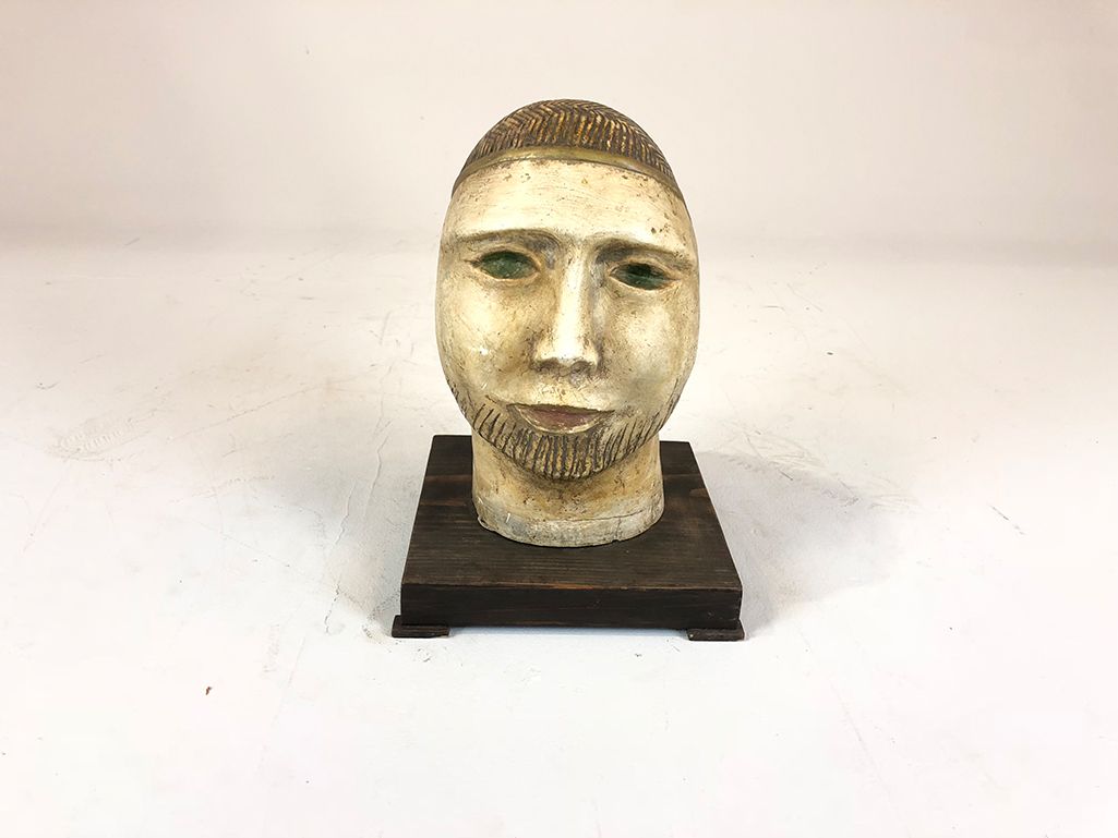 Foto Sculpture of a Head h33x21x21