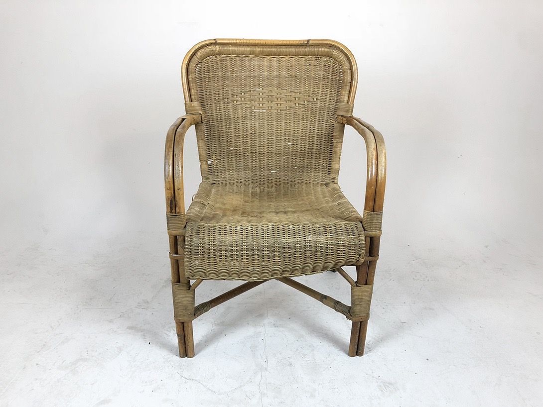 Foto Wickerwork Armchair Sweden 1955
