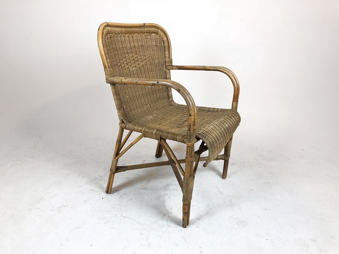 Foto Wickerwork Armchair Sweden 1955