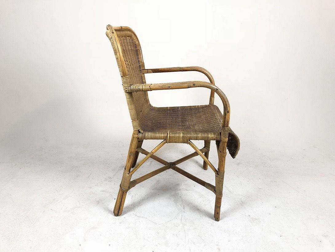 Foto Wickerwork Armchair Sweden 1955